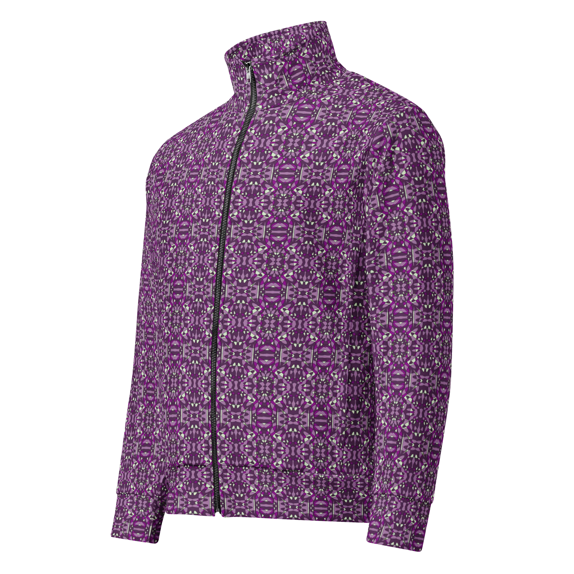 Starlight Mulberry – Recycled Unisex Track Jacket product image (1)