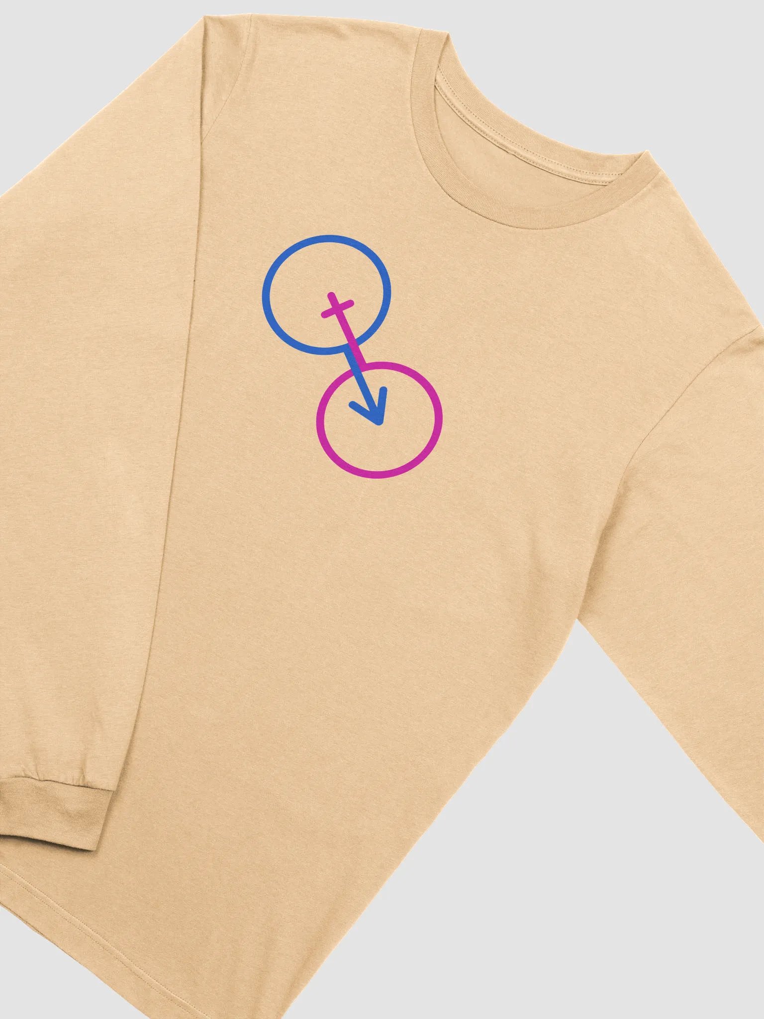 Two Genders Only Symbol Long Sleeve Tee product image (3)