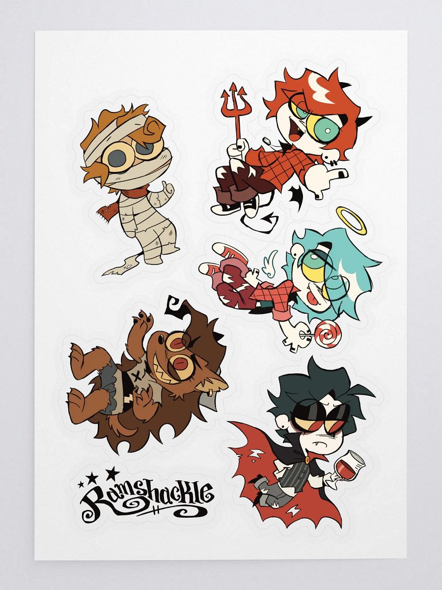 Ramshackle Halloween Sticker Sheet [SEASONAL] product image (3)