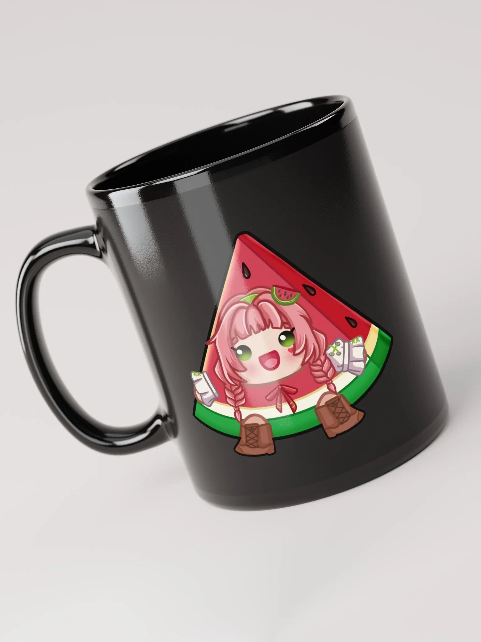 Melon Mart Glossy Black Mug product image (3)