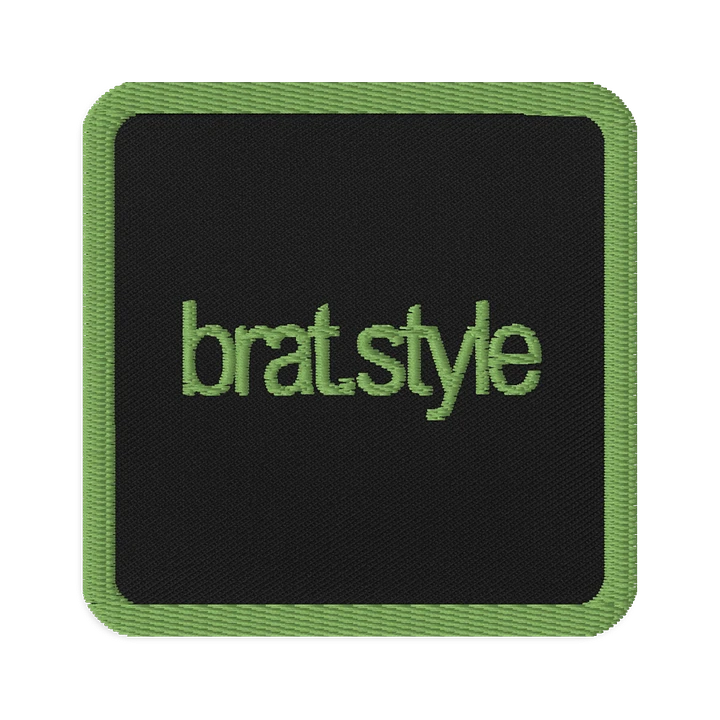 the bratstyle embroidered patch - square product image (1)