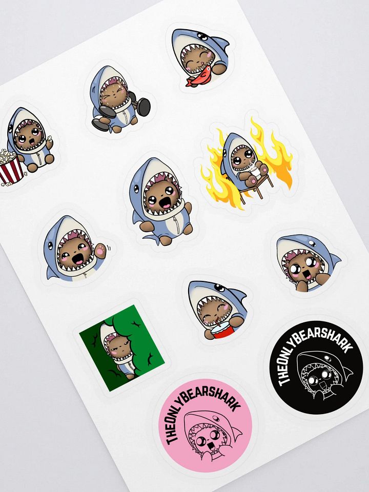 Assorted Bearshark Stickers product image (2)