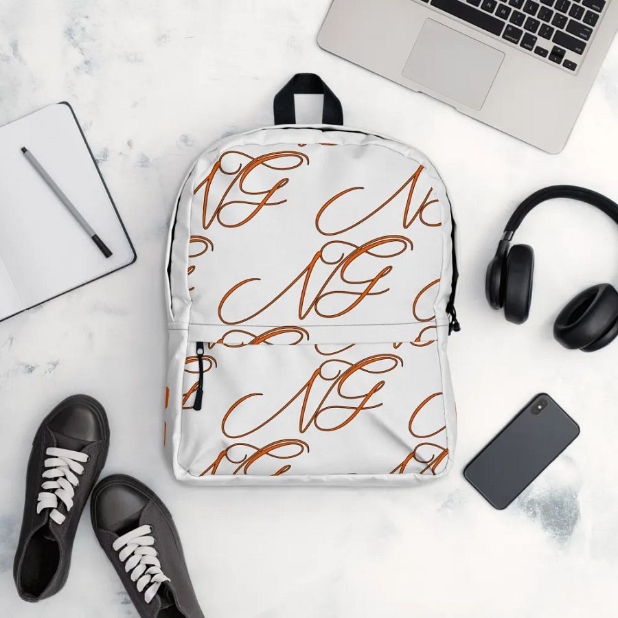 Ng text Stealthy Tech Backpack product image (12)