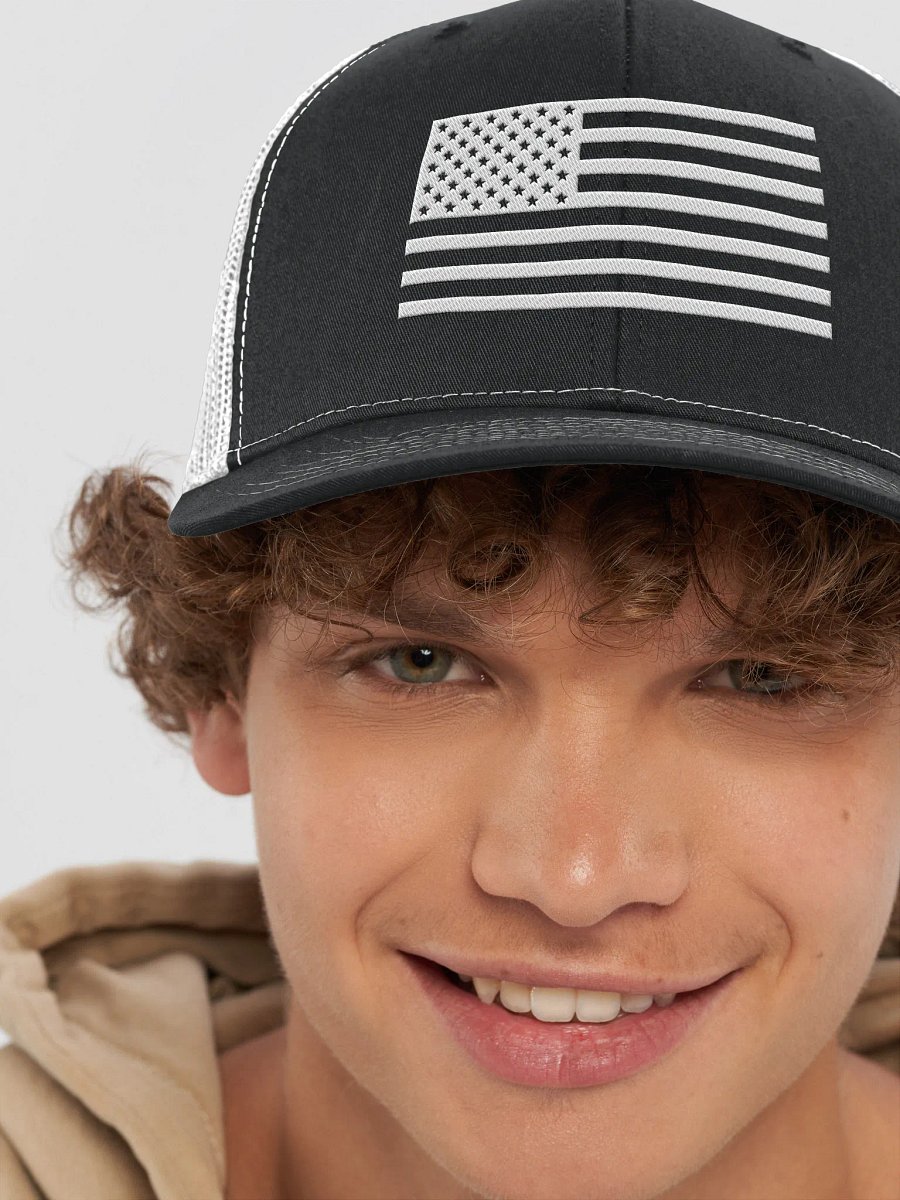 Triple Line Snapback Trucker Hat product image (61)