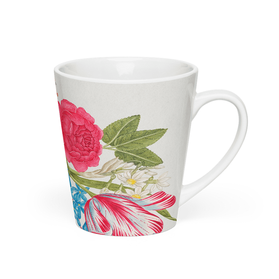Whimsical Bird and Bloom Latte Mug product image (2)