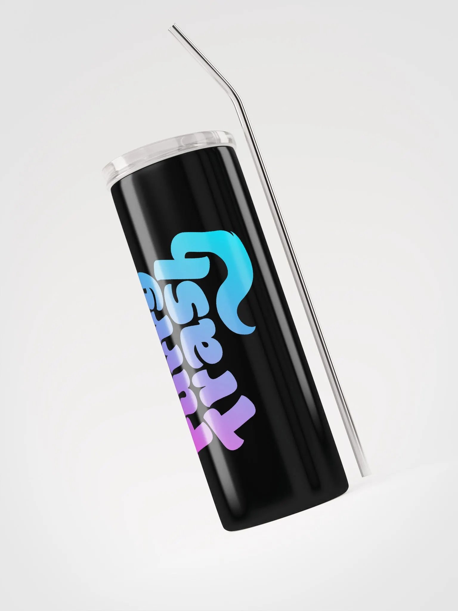 Furry Trash Tumbler – Bubble Logo (Twilight Vertical) product image (3)