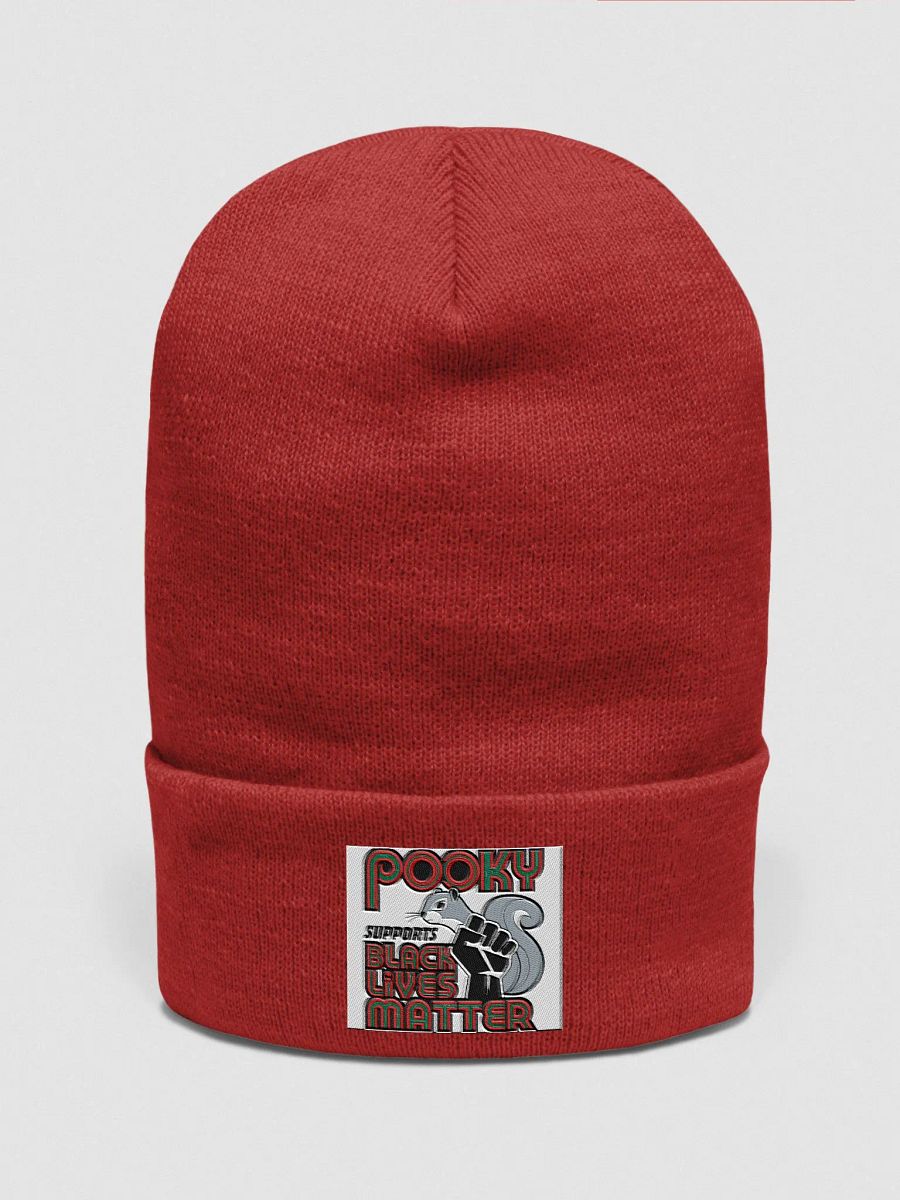 BLM Solidarity Squirrel Cuffed Beanie product image (1)