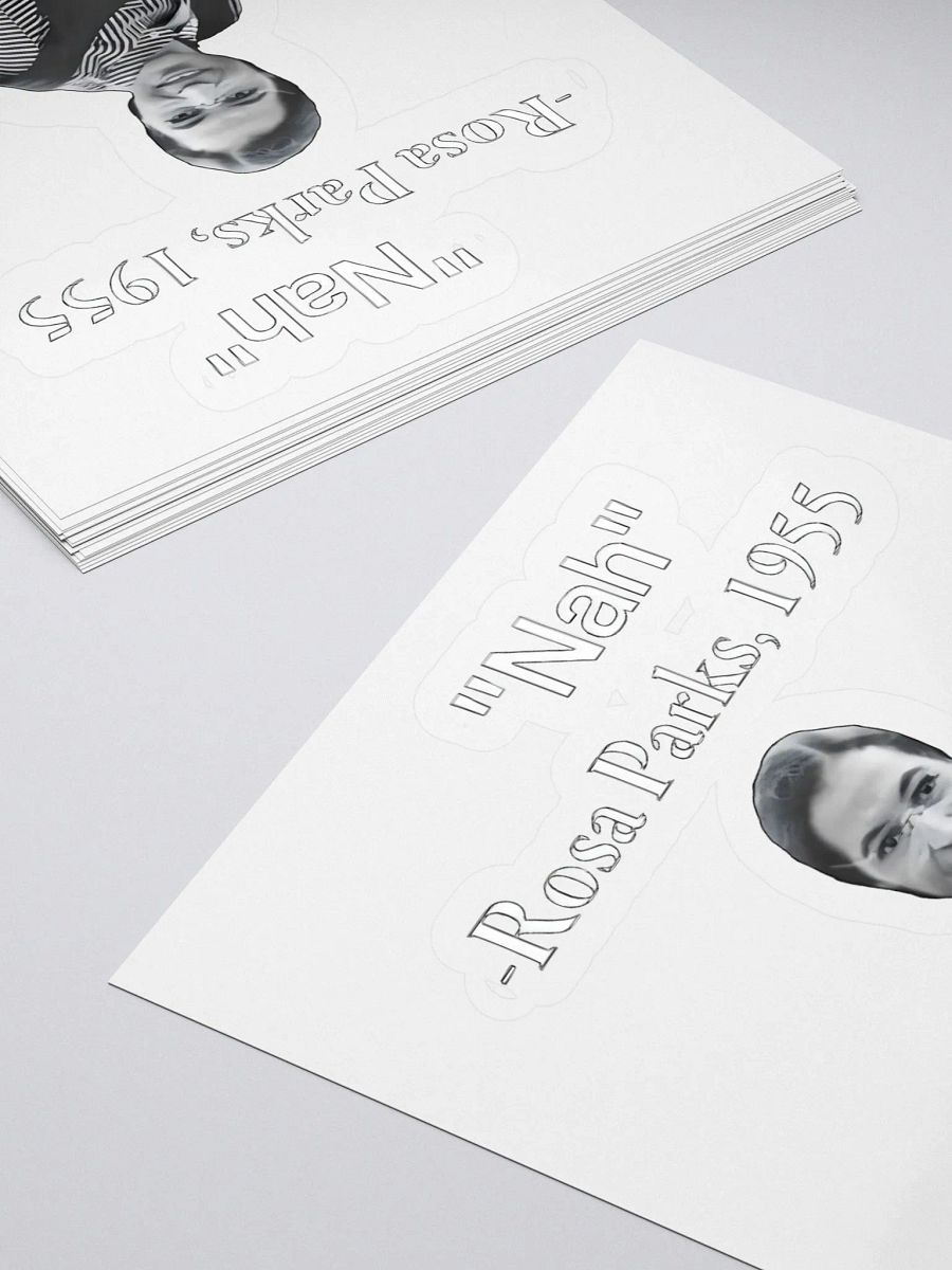 "Nah" Rosa Parks Sticker product image (4)