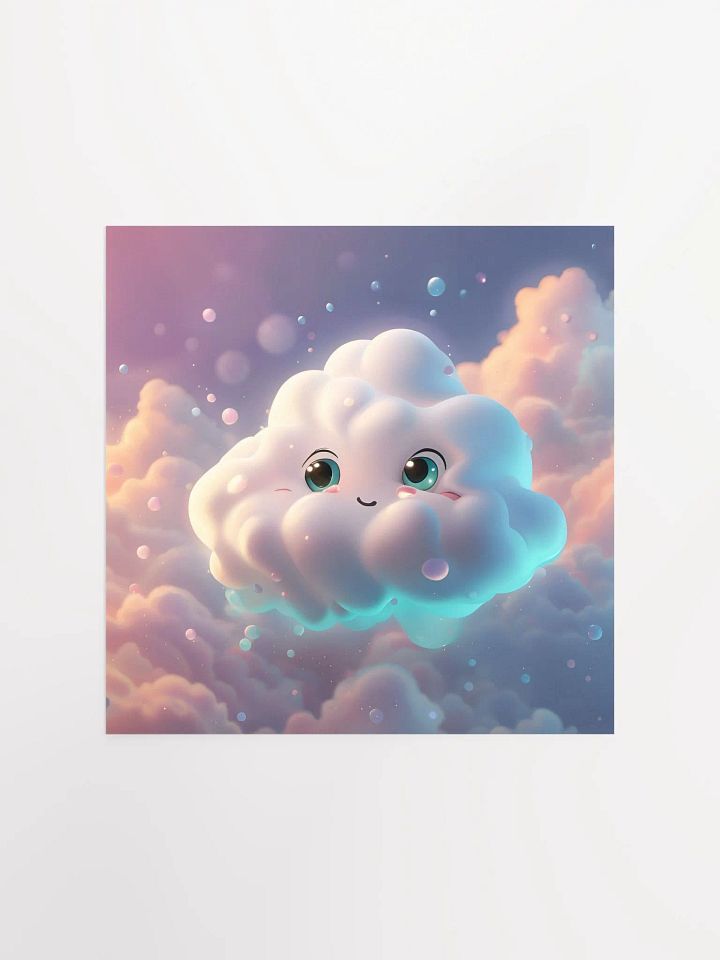 Cute Cloud Poster product image (1)
