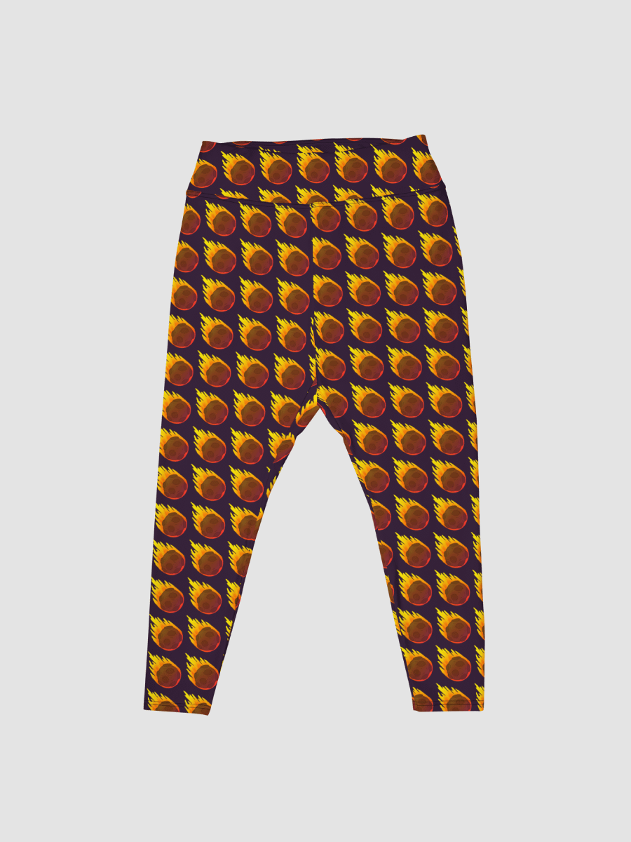 Comet Plus Size Leggings (Dark Purple) product image (1)