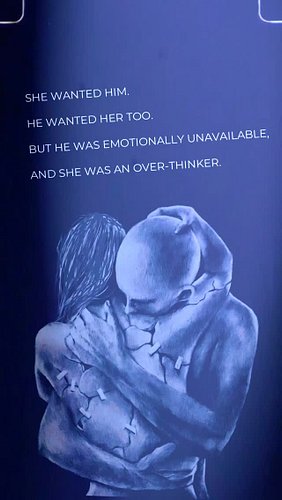 She wanted him
He wanted her, too
But he was emotionally unavailable 
And that's how it ended. 

#iykyk #emotionalhealing #di...