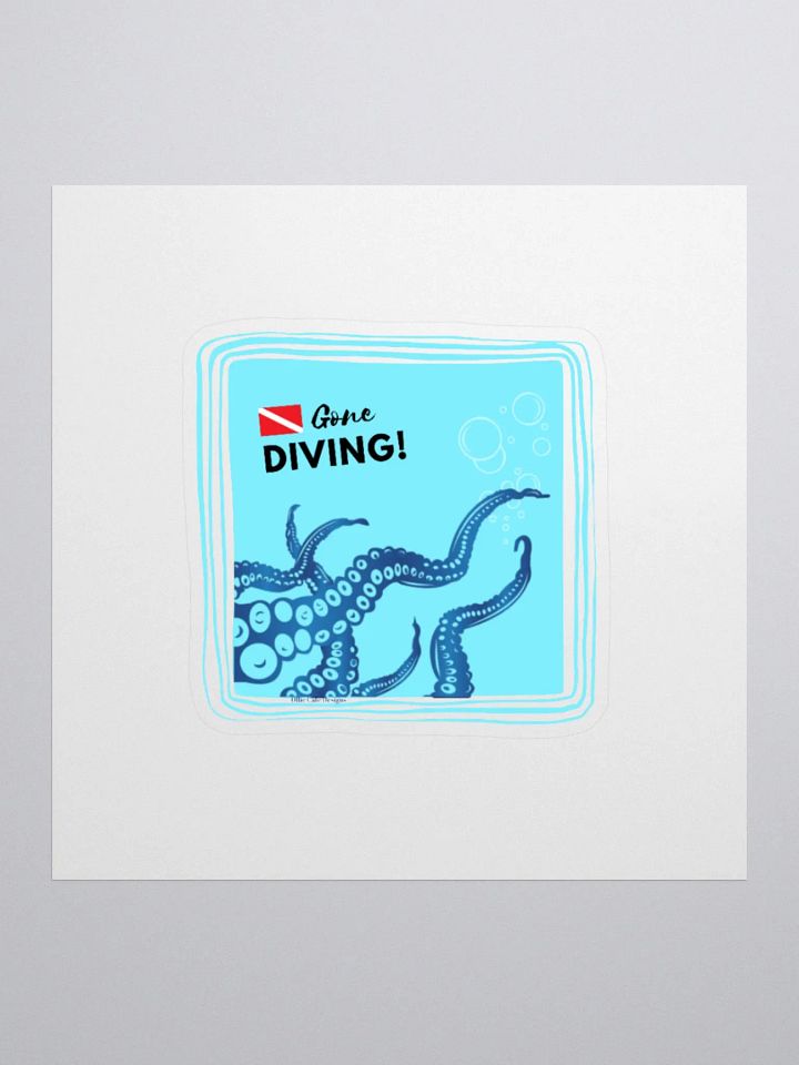 Gone Diving! Sticker product image (1)