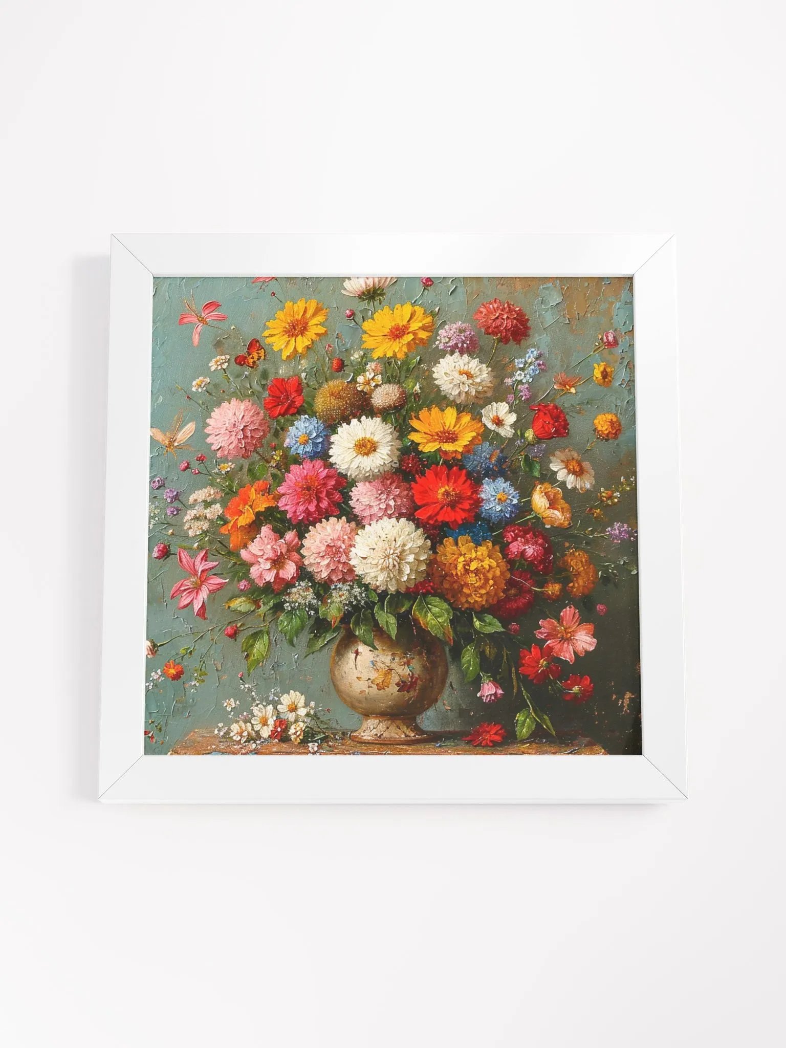 Colorful Flowers in Vase Wall Art product image (39)