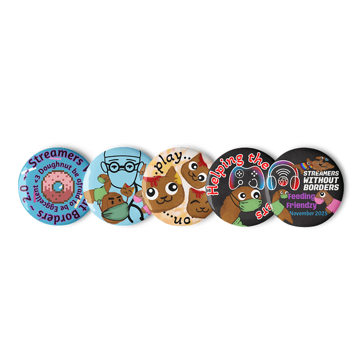 Limited Edition Feeding Frenzy Fundraiser Pin Set product image (1)