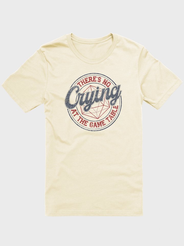 There's No Crying At The Board Game Table - Board Game T-shirt, Cream product image (2)