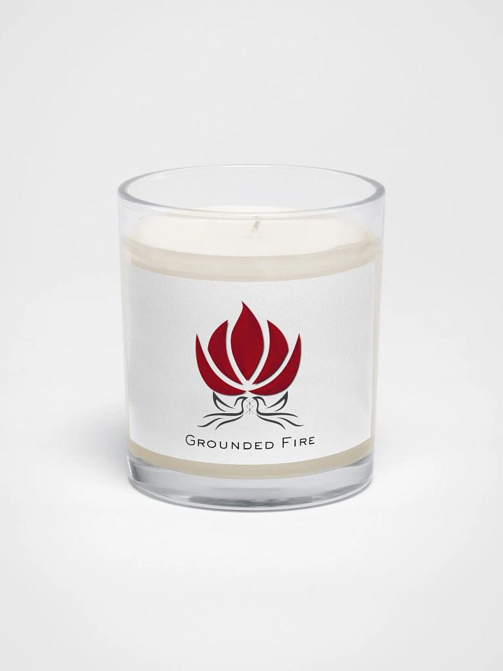 Grounded Fire Logo Candle product image (1)