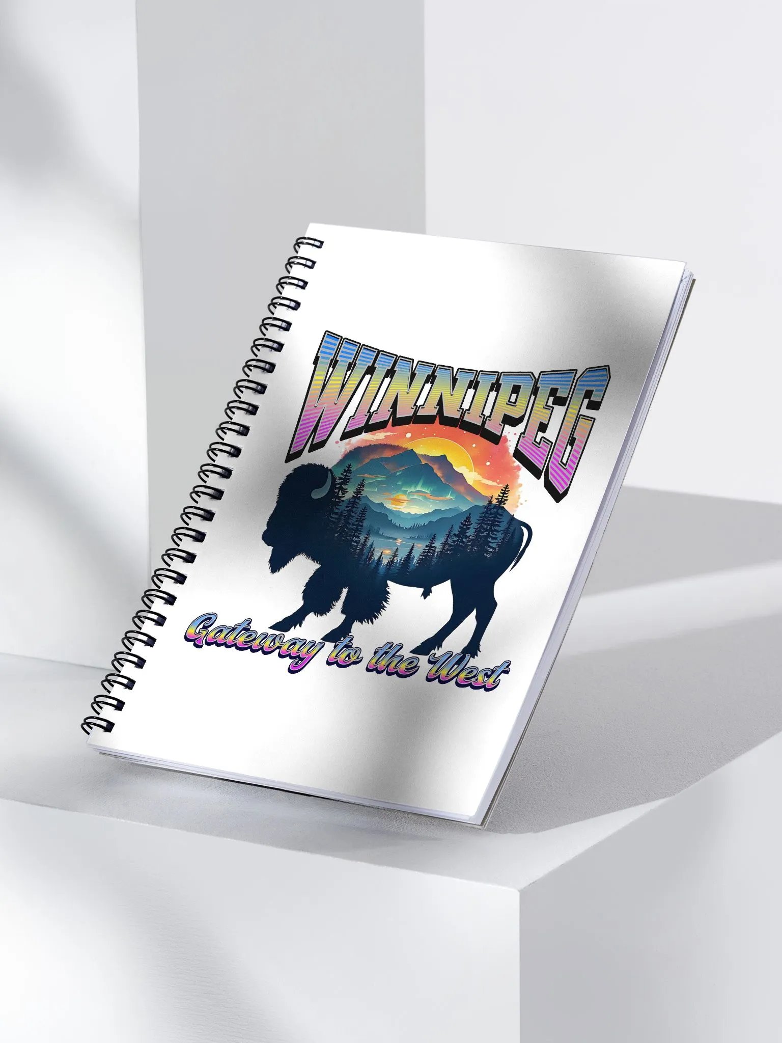 Winnipeg Gateway To The West Spiral Notebook product image (3)