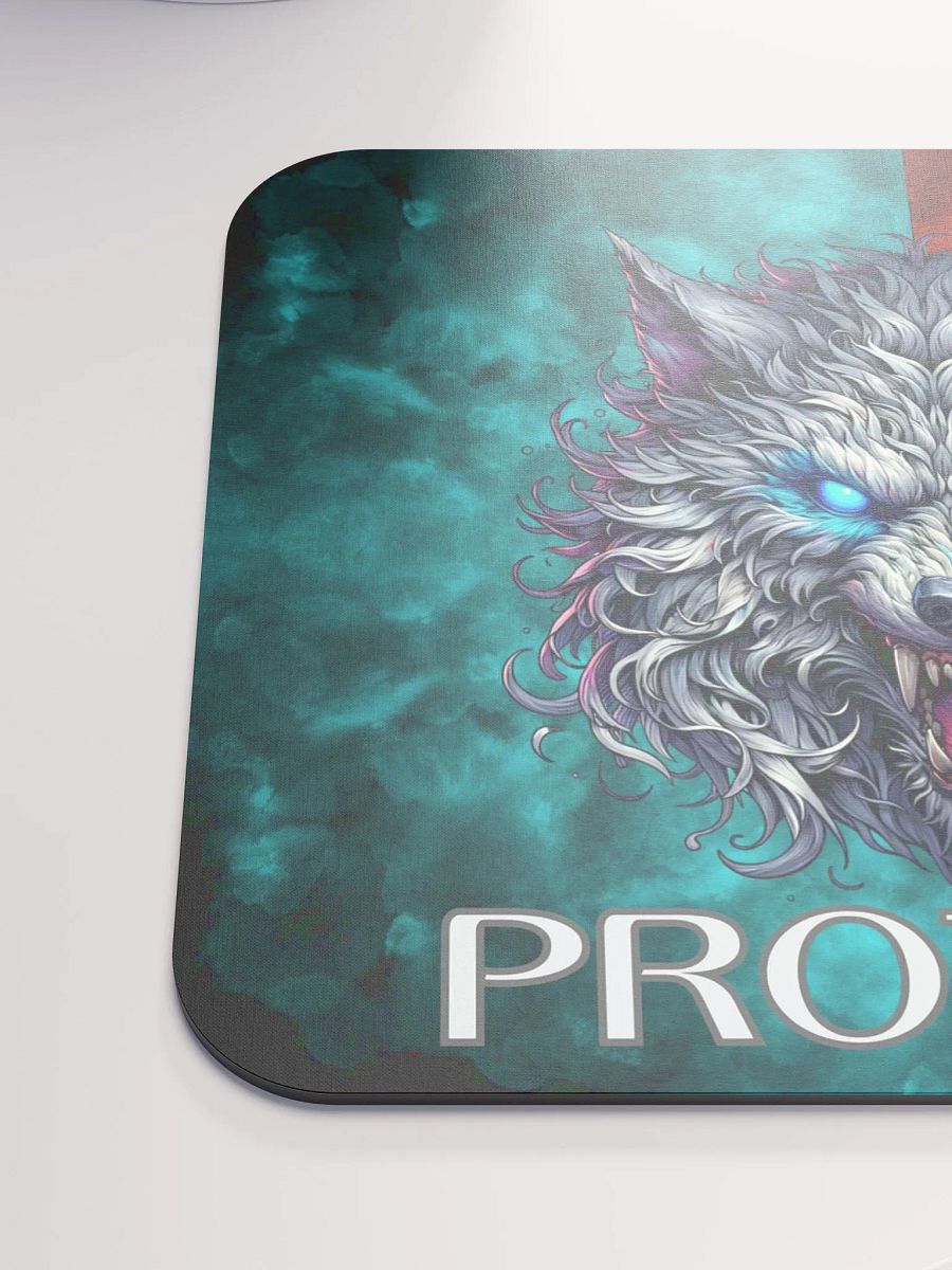 Fierce Glow Wolf Classic Mouse Pad product image (6)