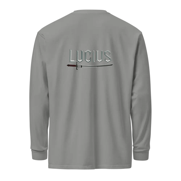 The Power Unisex Garment-Dyed Heavyweight Long Sleeve Shirt product image (2)