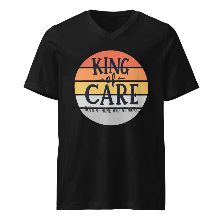 King of Care V-Neck Tee product image (1)