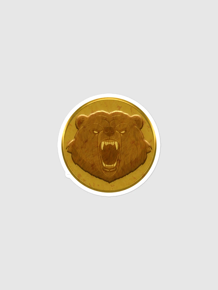 Bear Power Coin - Sticker product image (1)