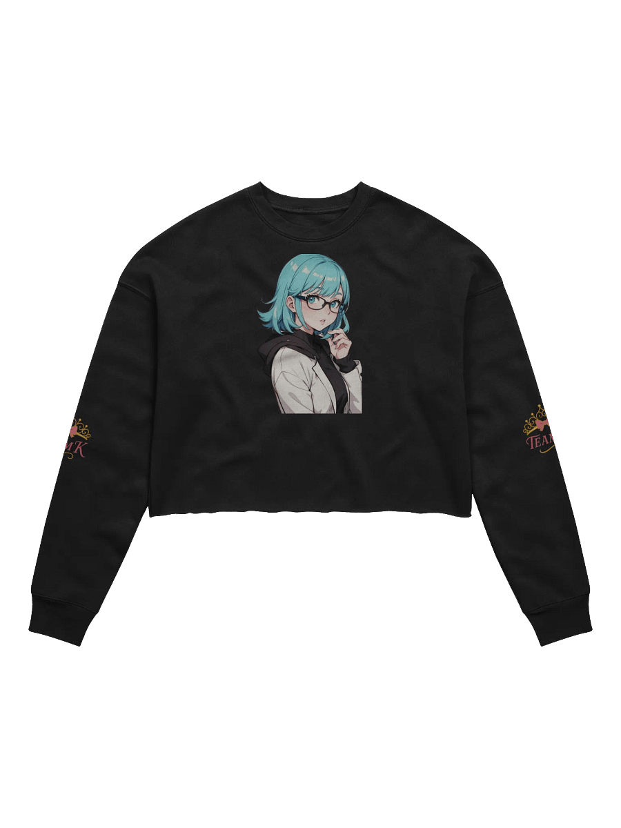 (Aqua WAIFU) K Crop Sweatshirt product image (1)