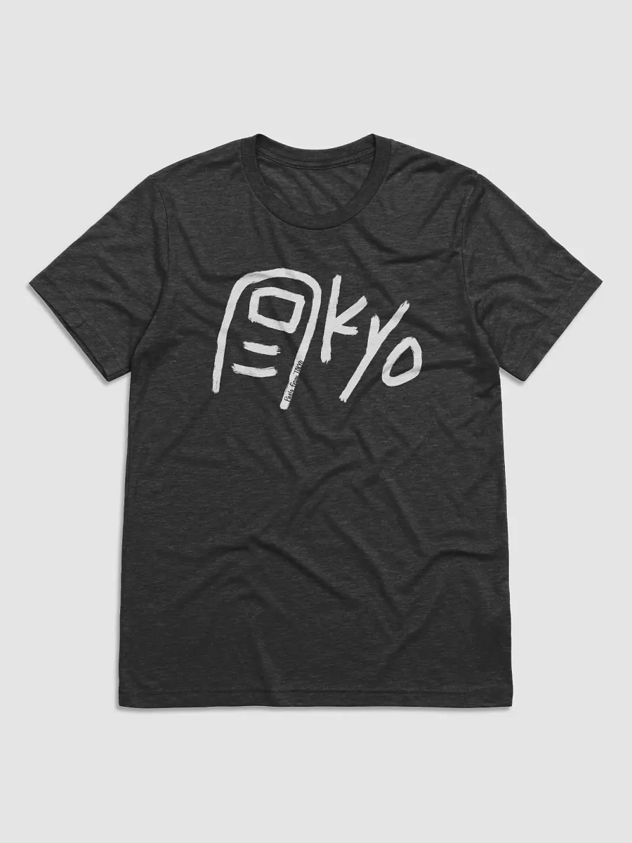 Toe-Kyo (White Text) Triblend T-Shirt product image (5)