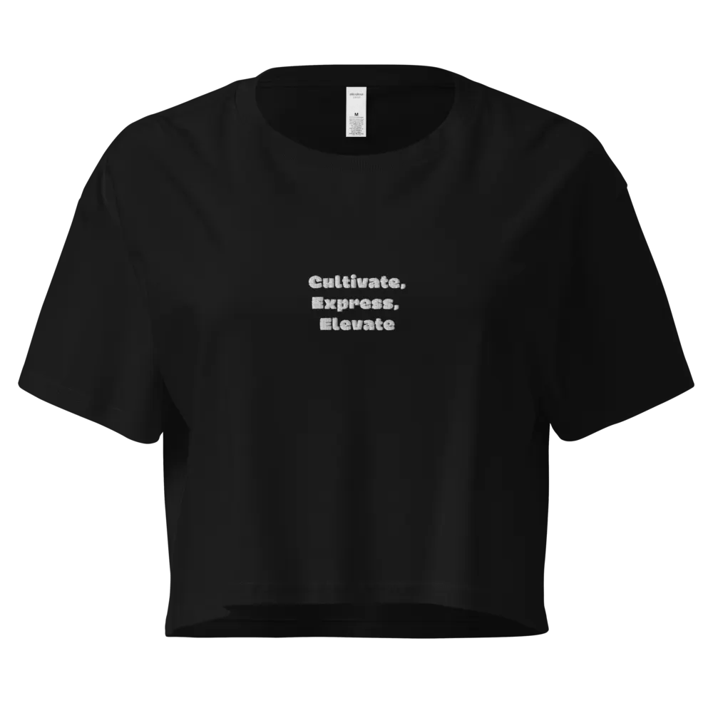 Cultivate, Express, Elevate Crop Top product image (9)