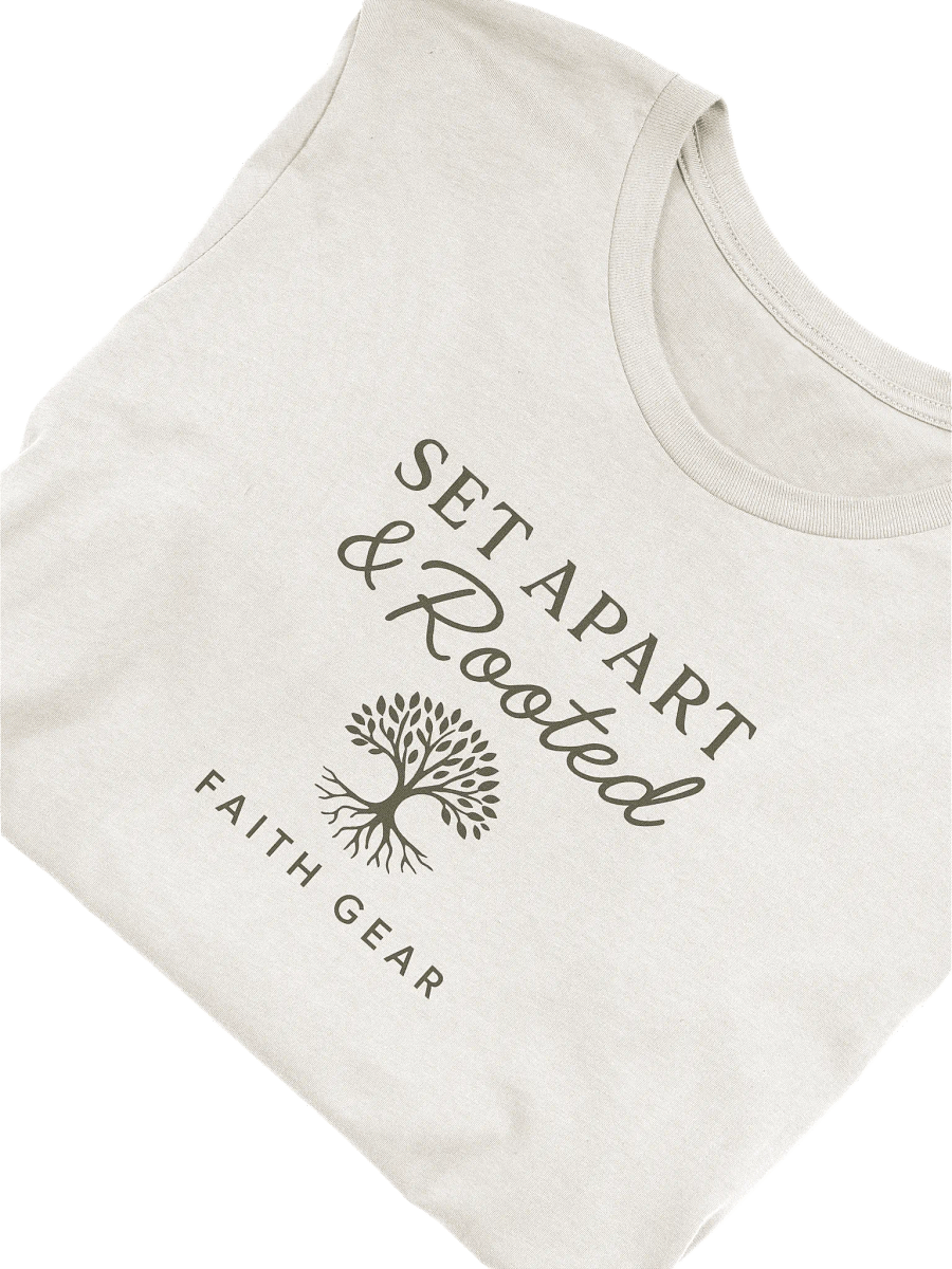 Set Apart & Rooted Branded Tee (Light Colors) Tree Logo product image (3)