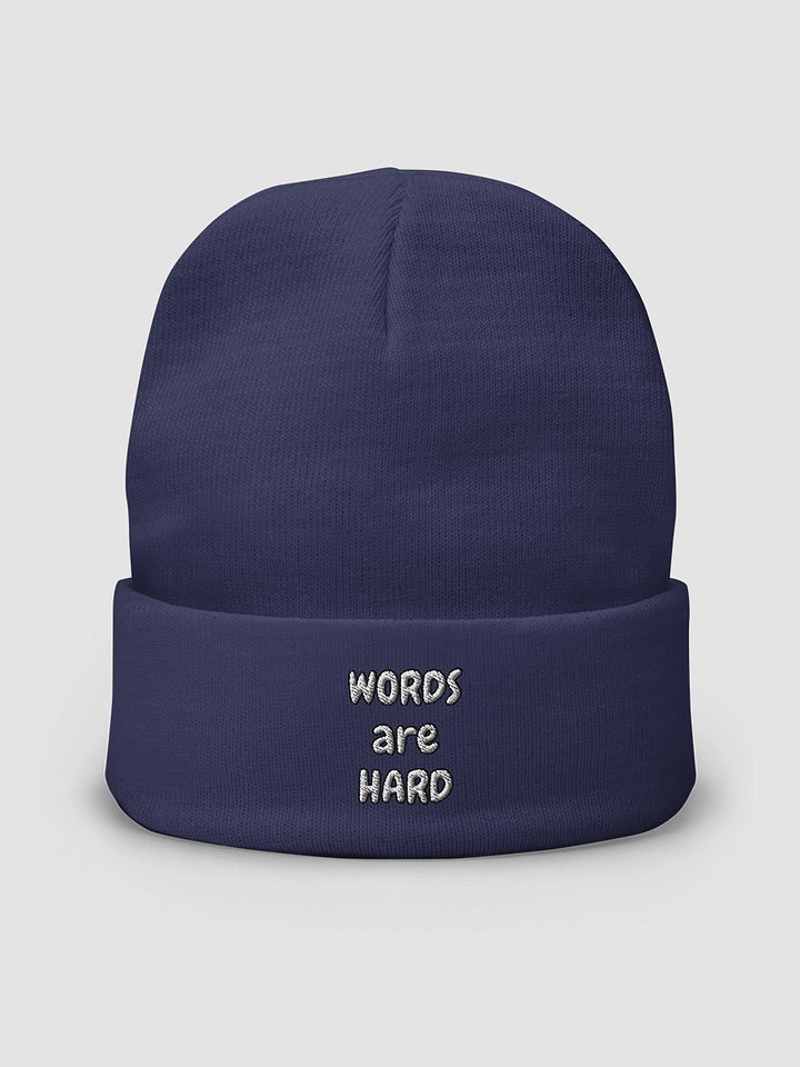 Words are Hard Beanie product image (2)