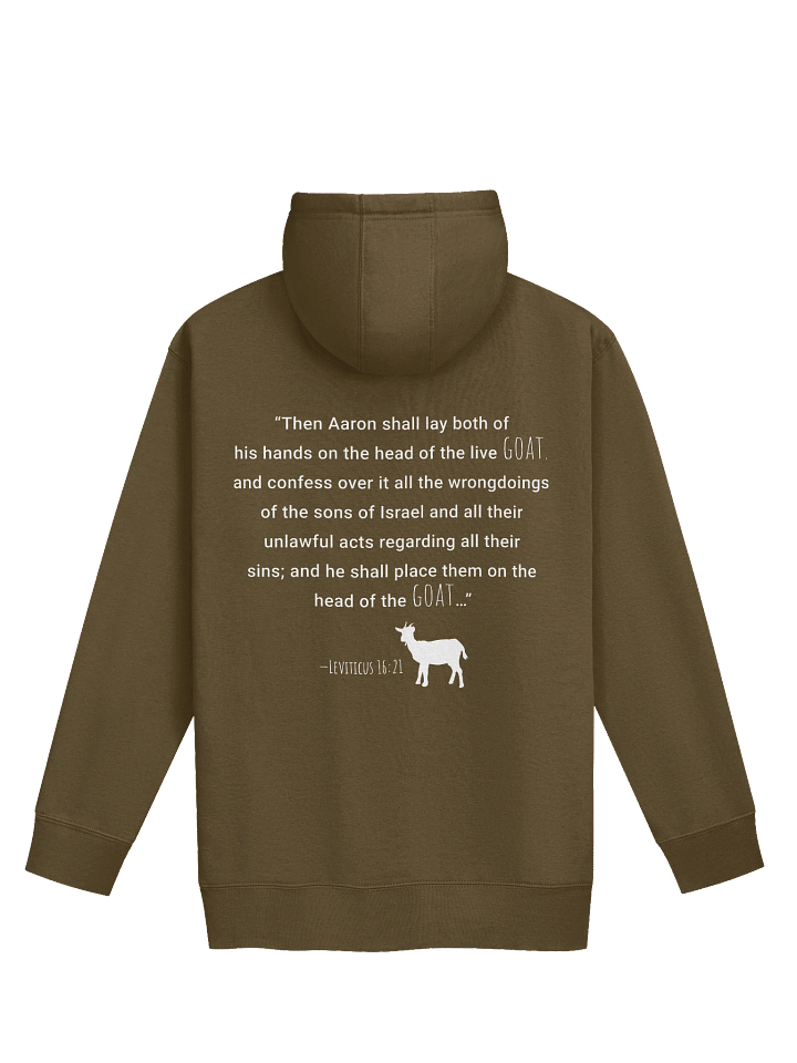 Jesus is the G.O.A.T. Hoodie (Dark Colors) product image (2)