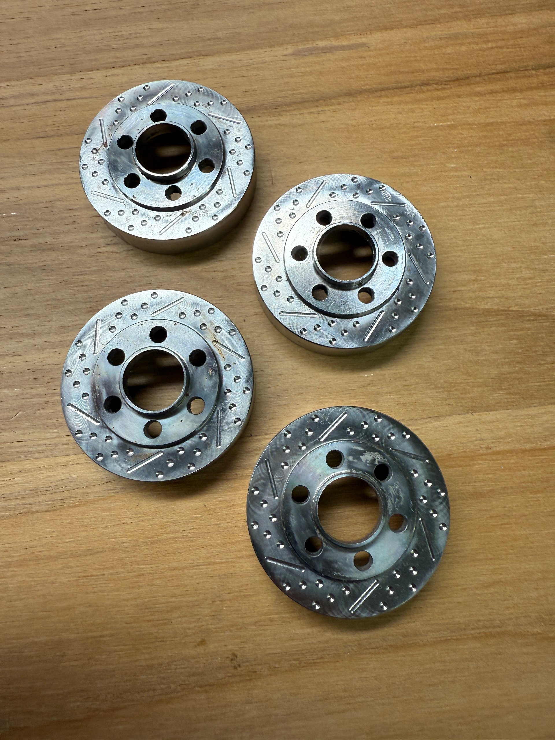 SSD RC Steel Brake Rotor Weights - Set of 4 product image (1)