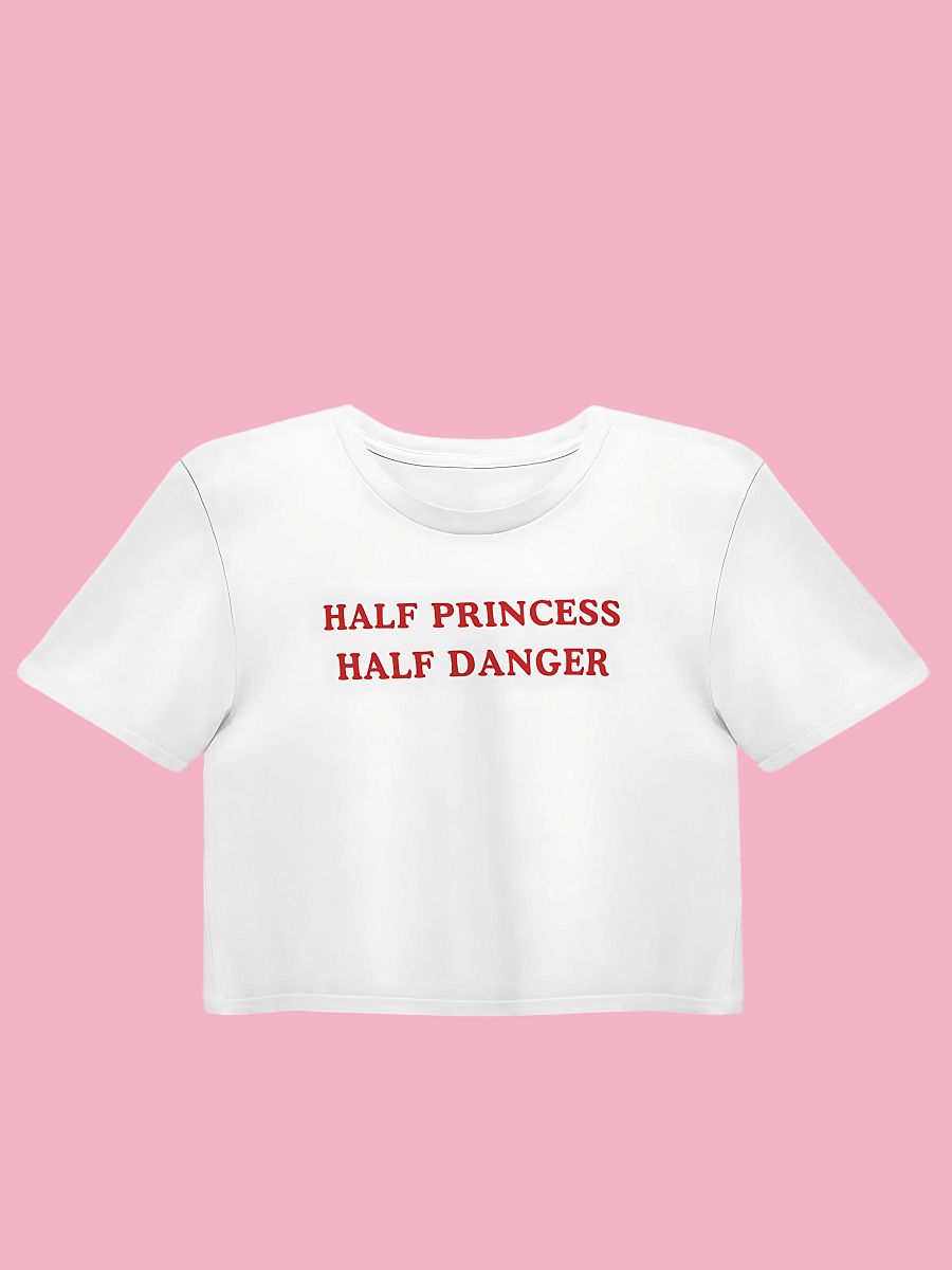 Half princess, Half danger Crop Top product image (1)