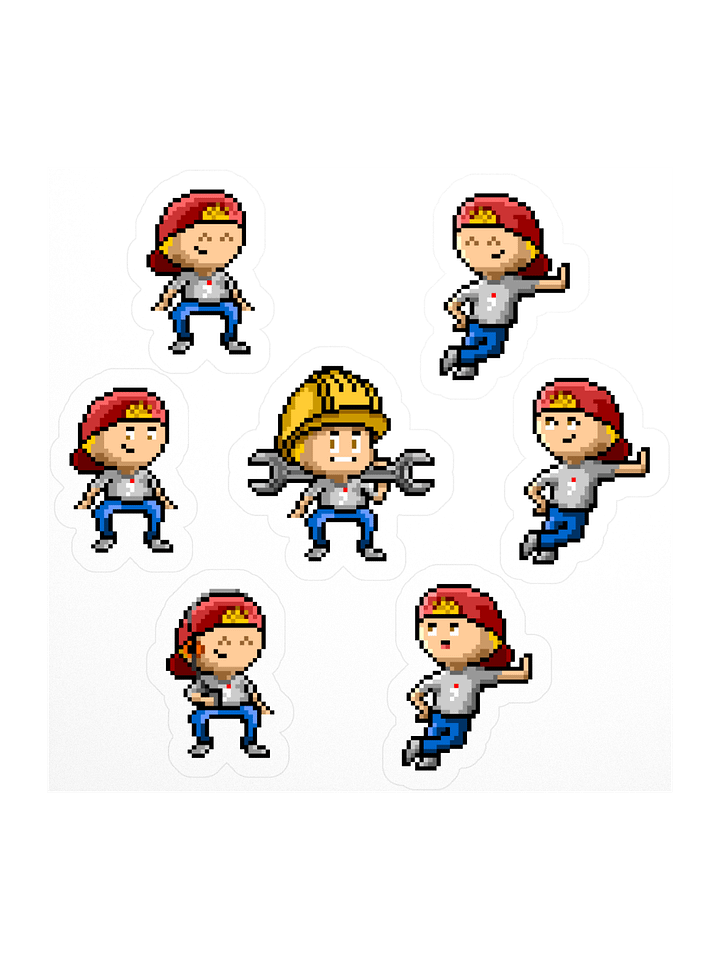 Mini Retro Sticker Sheet product image (1)