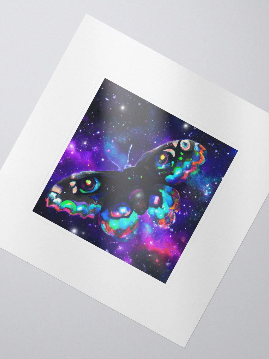 Cute Galactic Butterfly Omega Sticker product image (2)