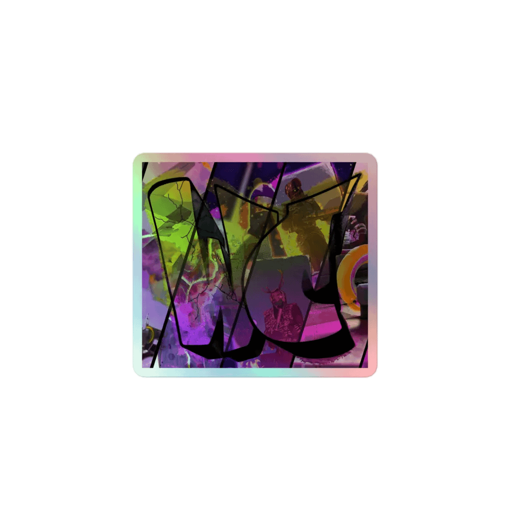 Holographic Sticker - WC product image (1)