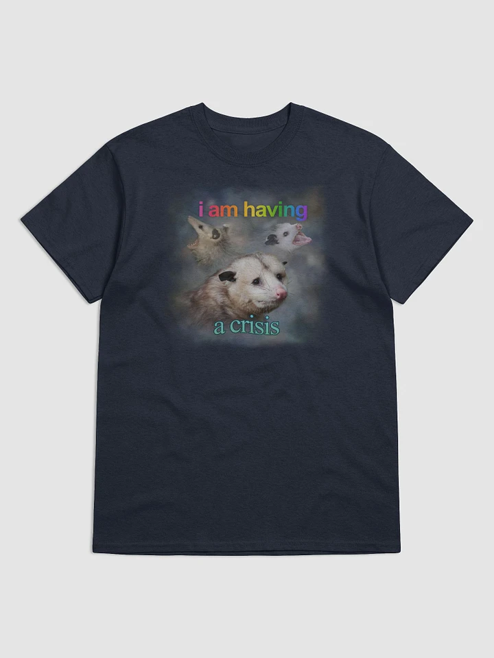 I am having a crisis possum T-shirt product image (1)