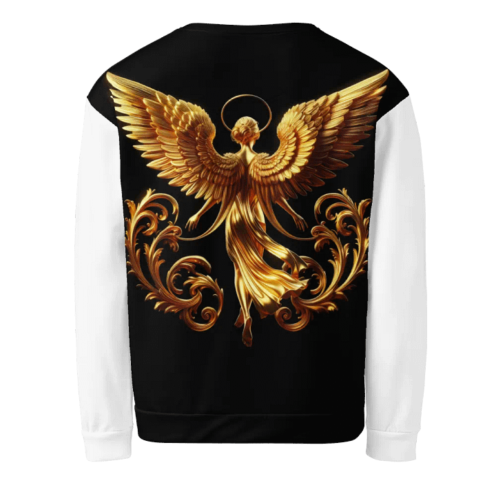 A Golden Angel and Cross - Unisex Sweatshirt #2 product image (2)