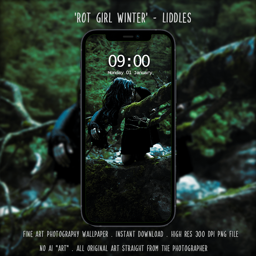 Rot girl winter by Liddles phone wallpaper product image (1)