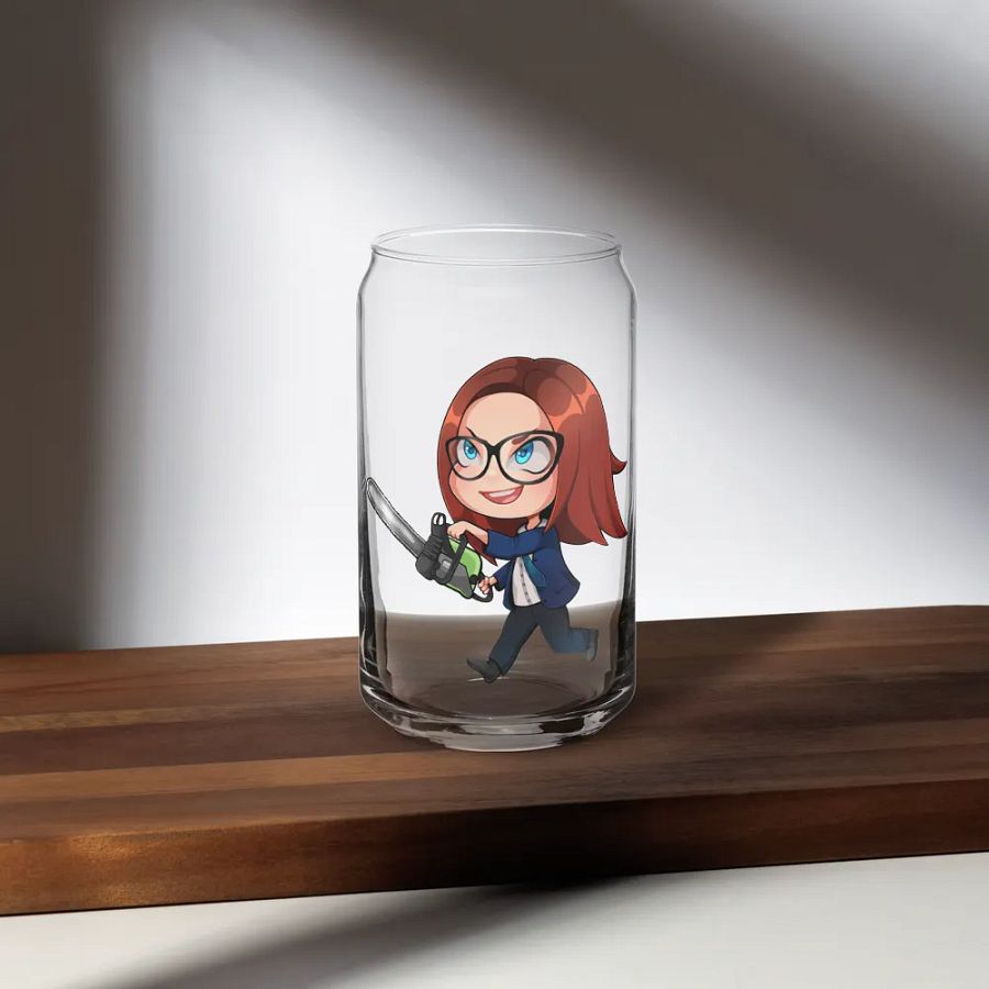 Coming for ya neck can shaped glass product image (5)