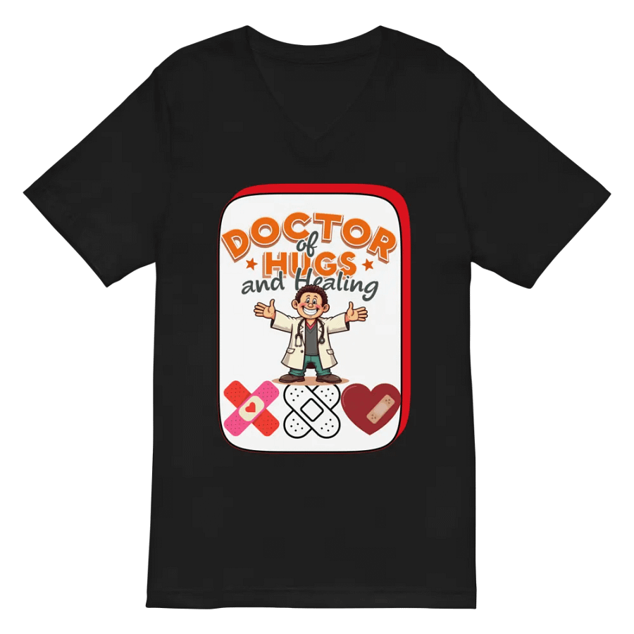 Doctor of Hugs and Healing V-Neck Tee product image (3)