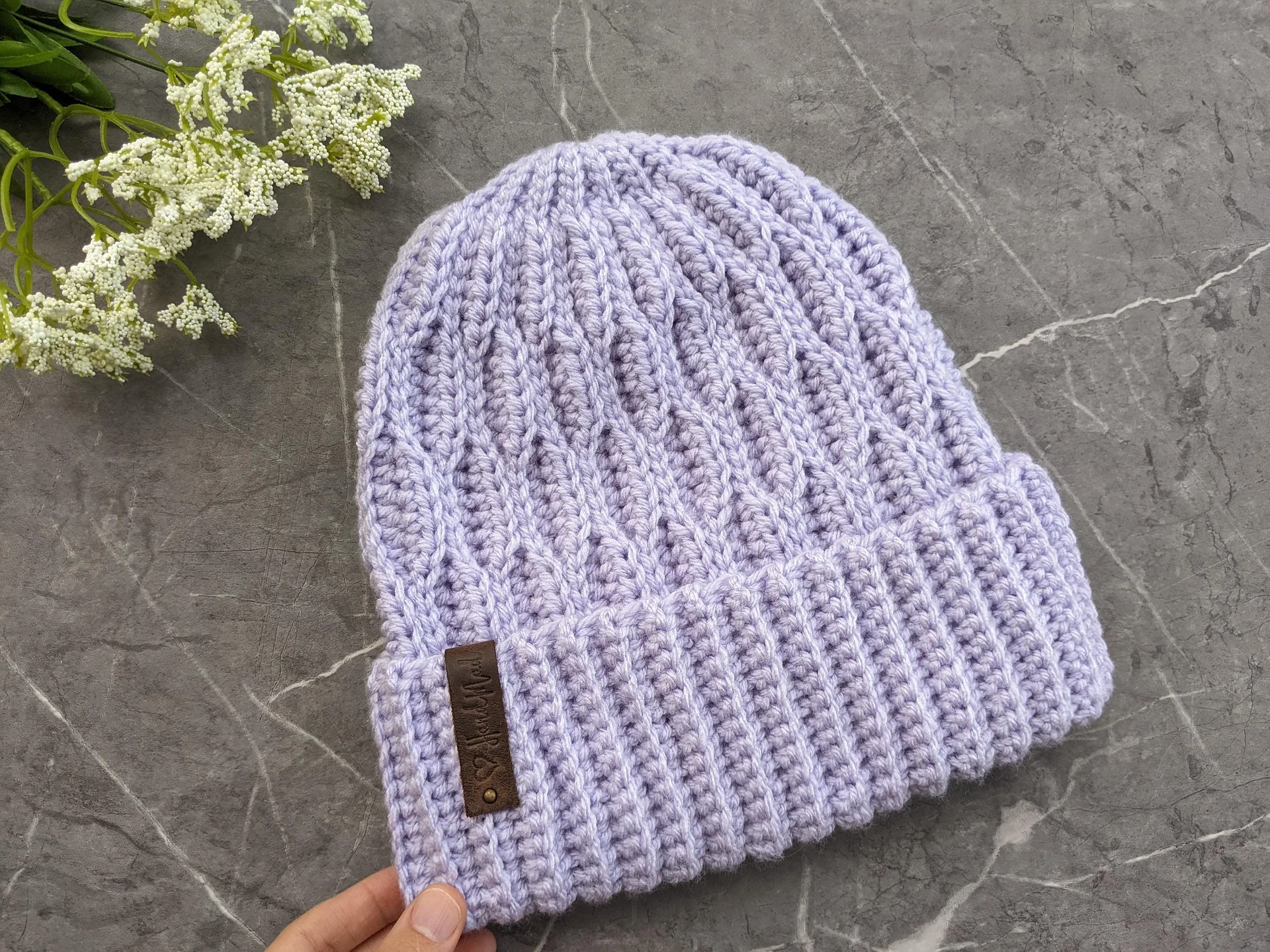 Crochet Ripple Hat Pattern for Women product image (6)