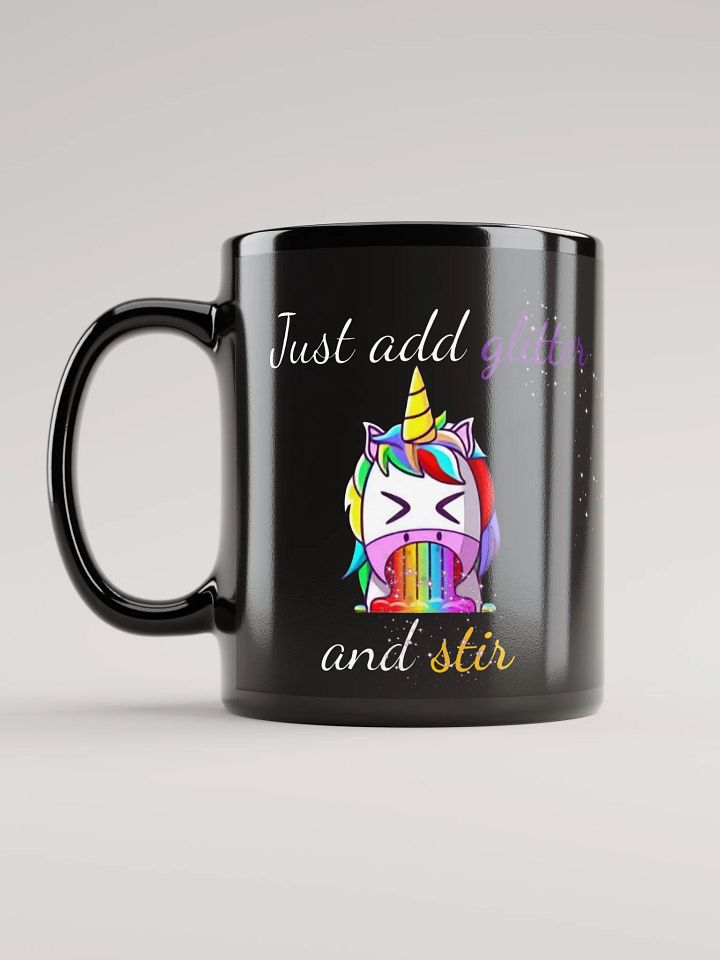 Just Add Glitter And Stir - Black product image (1)