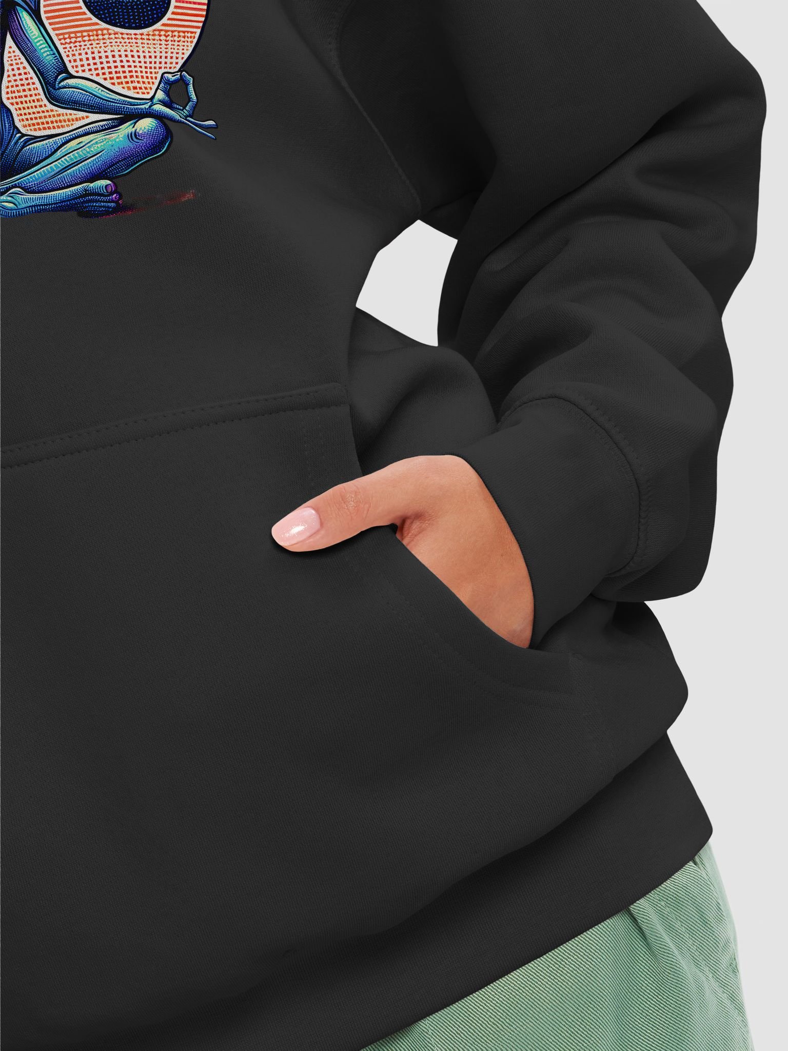 Cosmic Meditator Unisex Hoodie product image (6)