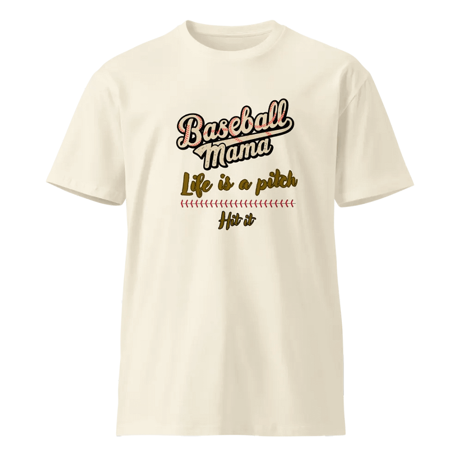Baseball Mama 'Life is a Pitch' T-Shirt product image (1)