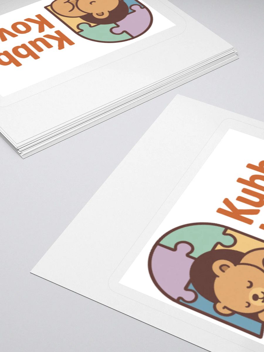 Kubby Kove Logo Sticker (3"x3") product image (4)