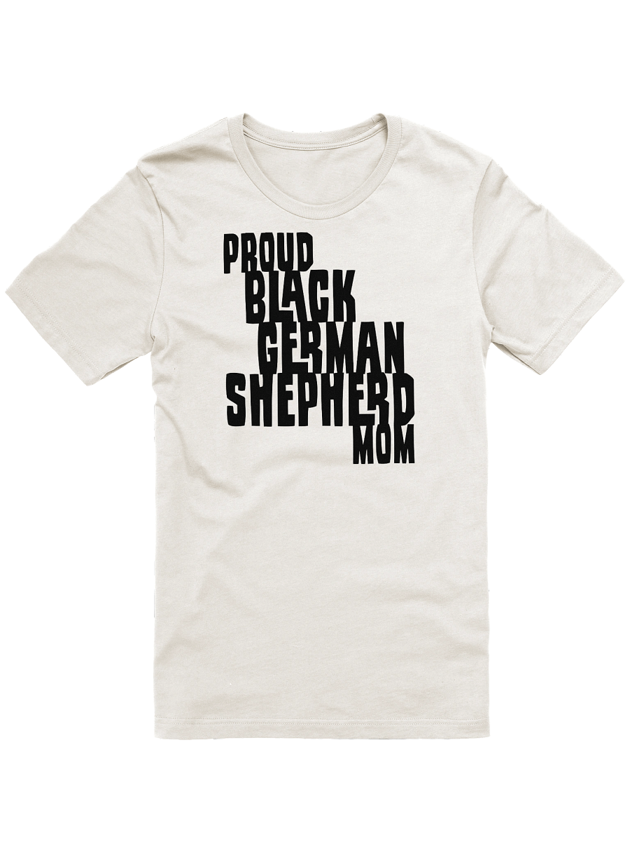 Proud Black German Shepherd Mom T-Shirt product image (1)
