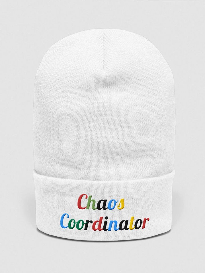 Chaos Coordinator Cuffed Beanie product image (3)
