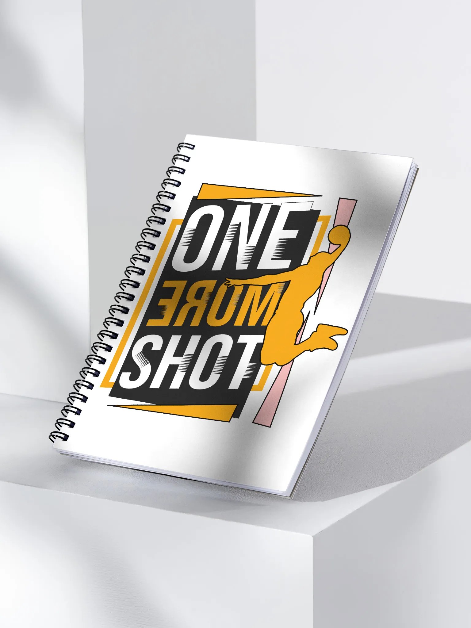 One More Shot Basketball Male Spiral Notebook product image (2)
