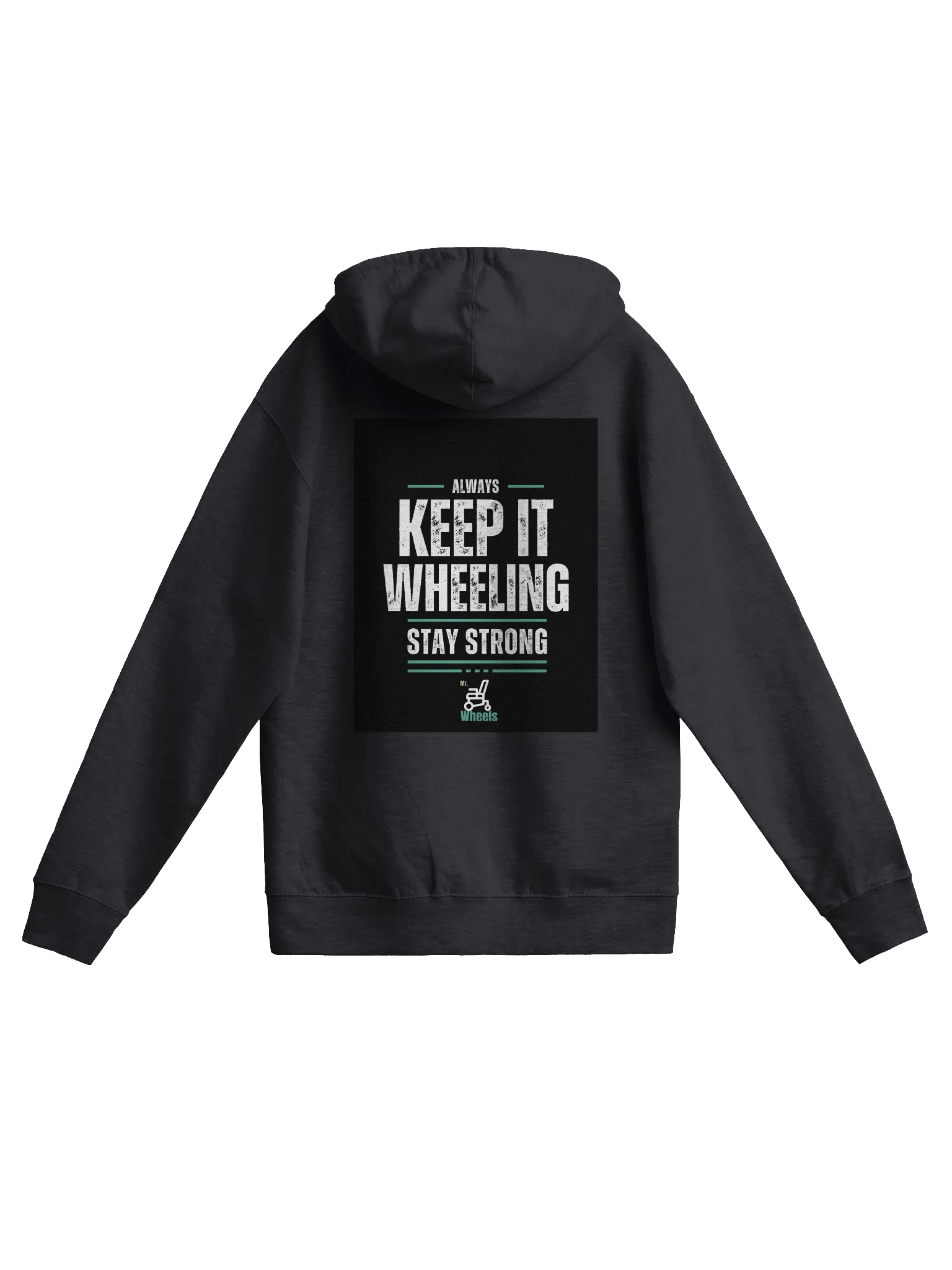 Mr. Wheels Outlined Zip-Up Hoodie product image (2)